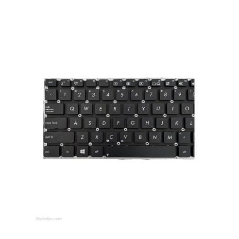 کیبورد لپ‌تاپ ایسوس X555 (بدون فریم | فلت 12 سانتیمتری | اینتر کوچک)