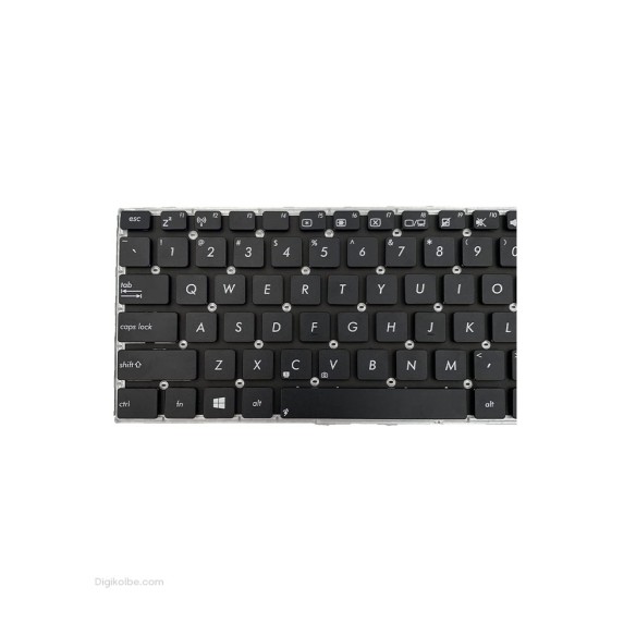 کیبورد لپ‌تاپ ایسوس X555 (بدون فریم | فلت 12 سانتیمتری | اینتر کوچک)