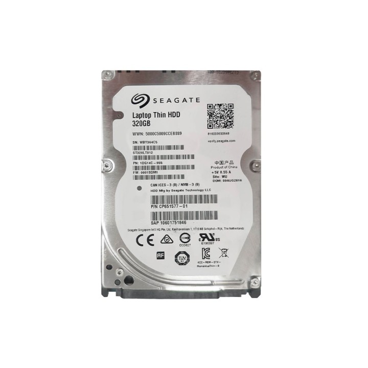 هارد لپ‌تاپ سیگیت 320 گیگابایت ( SATA | اسلیم | استوک)