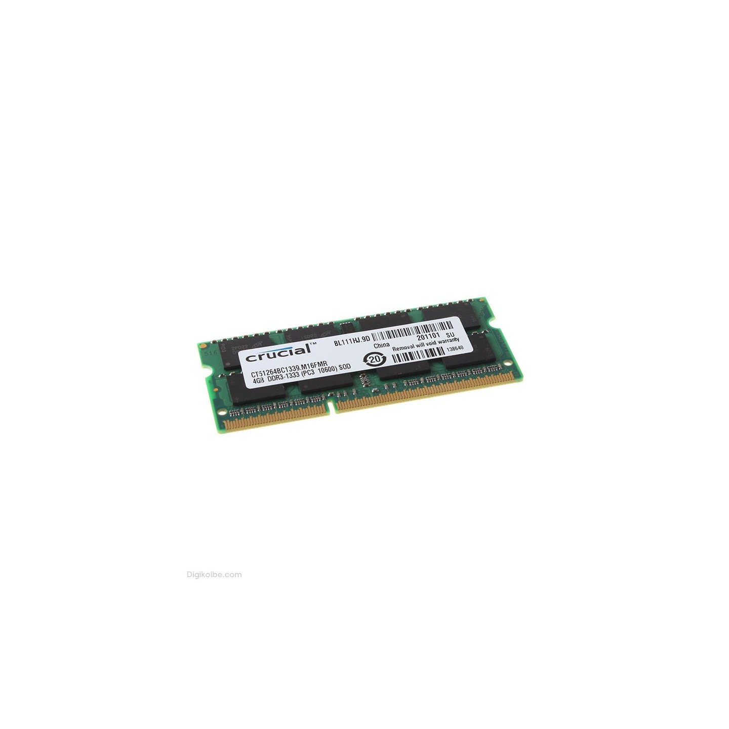 رم لپ‌تاپ PC3-10600 کروشیال 1333 مگاهرتز 4 گیگابایت (استوک | اورجینال)