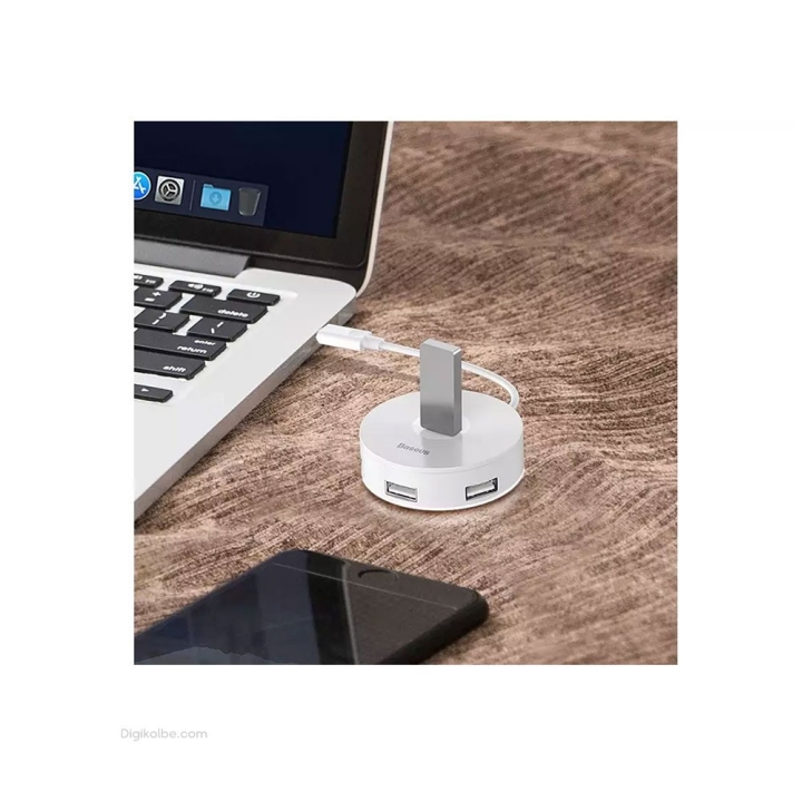 هاب USB-C باسئوس CHUB-G02 ( 4 پورت )