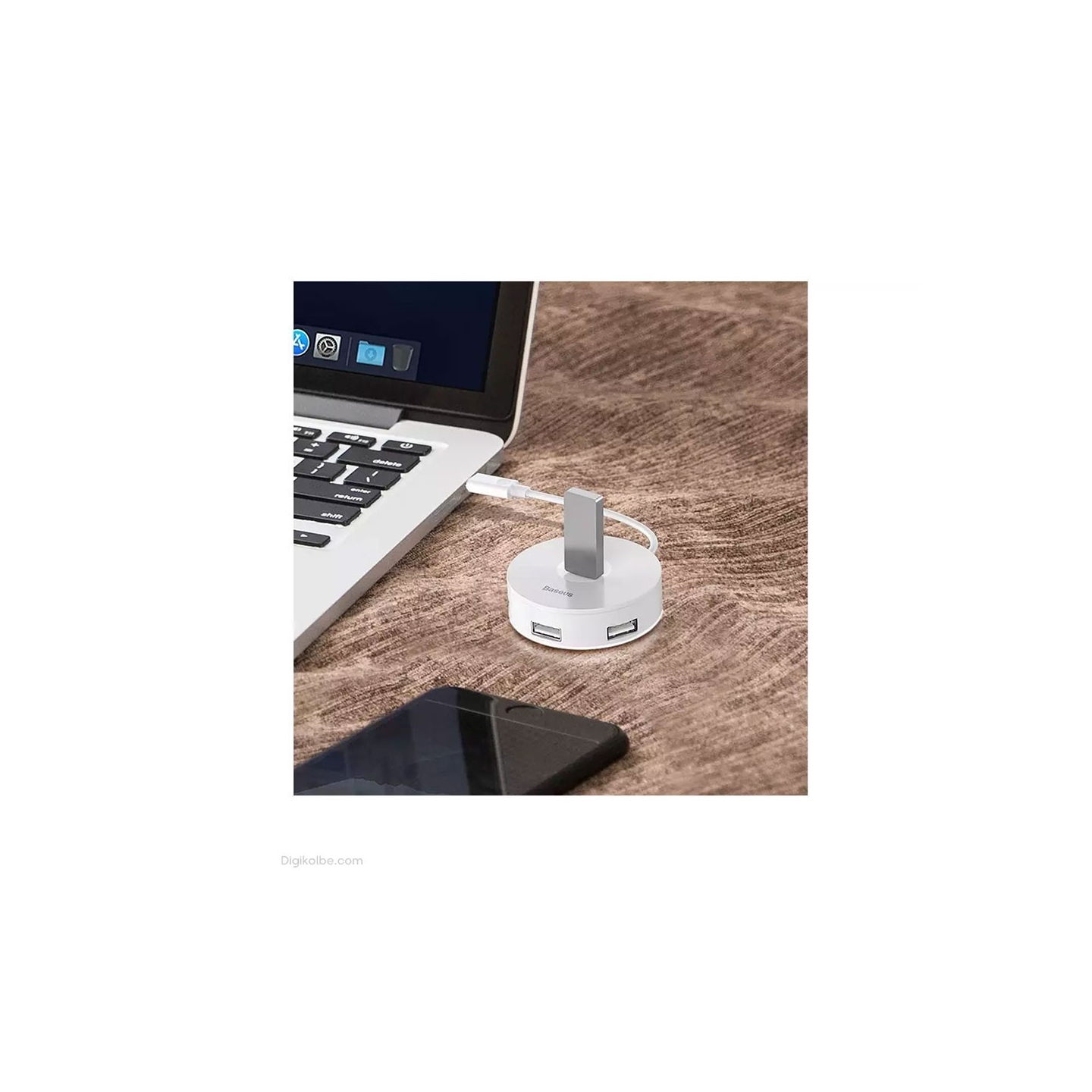 هاب USB-C باسئوس CHUB-G02 ( 4 پورت )