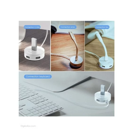 هاب USB-C باسئوس CHUB-G02 ( 4 پورت ) هاب USB-C باسئوس CHUB-G02 ( 4 پورت )