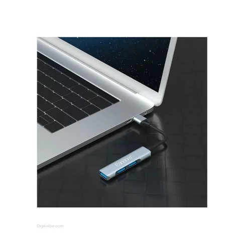 هاب USB-C ارلدام HUB10 ( 3 پورت )|دیجی کلبه