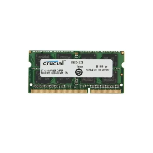 رم لپ‌تاپ PC3L-12800 کروشیال 1600 مگاهرتز 8 گیگابایت (استوک | اورجینال)