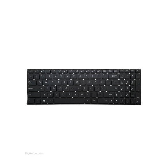 کیبورد لپ‌تاپ ایسوس X543 (بدون فریم با دکمه پاور)