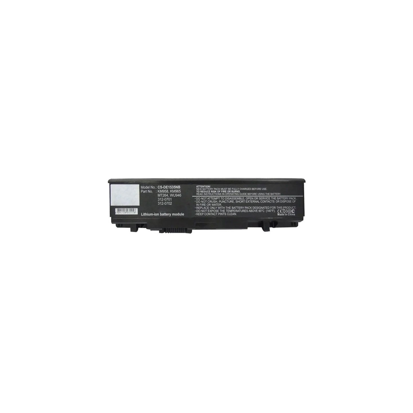 باتری لپ‌تاپ دل 1555 (Studio)