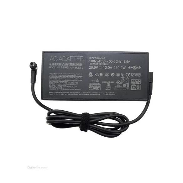 شارژر لپ‌تاپ ایسوس 20 ولت 12 آمپر سوزندار (سوکت 3.0 * 6.0)