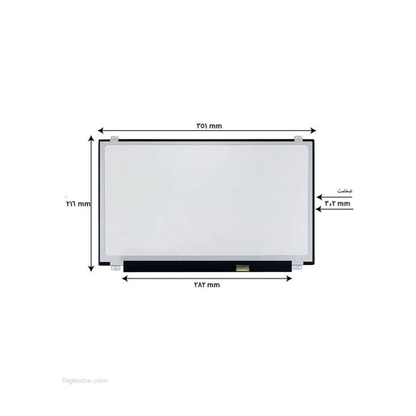 ال‌ای‌دی لپ‌تاپ 15.6 اینچ 30 پین (HD | اسلیم | پارت نامبر MB156AN01-5 | براق)