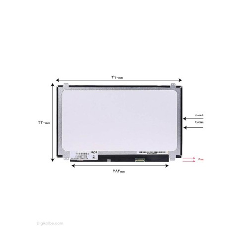 ال‌ای‌دی لپ‌تاپ 15.6 اینچ 30 پین (اسلیم | براق | پارت نامبر X156BGA-J02)