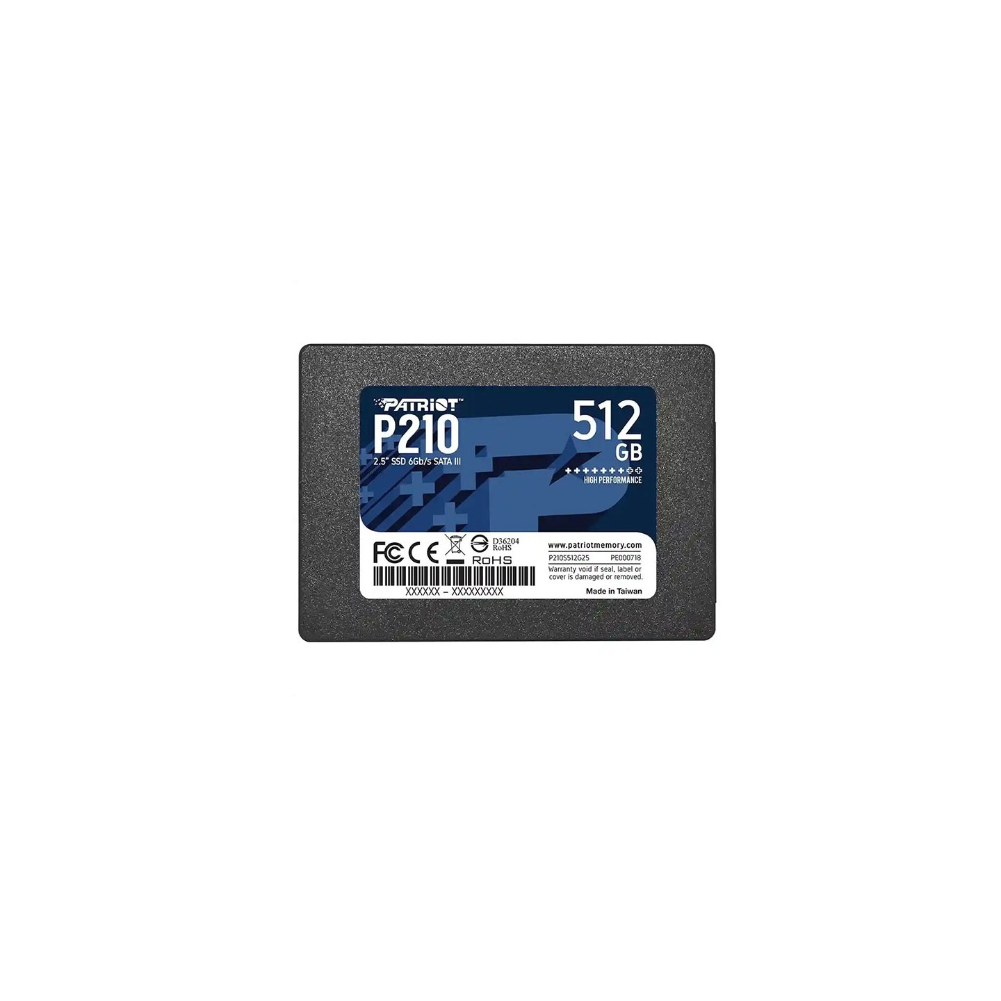 حافظه اس‌اس‌دی پتریوت P210 ( ظرفیت 512 گیگابایت )
