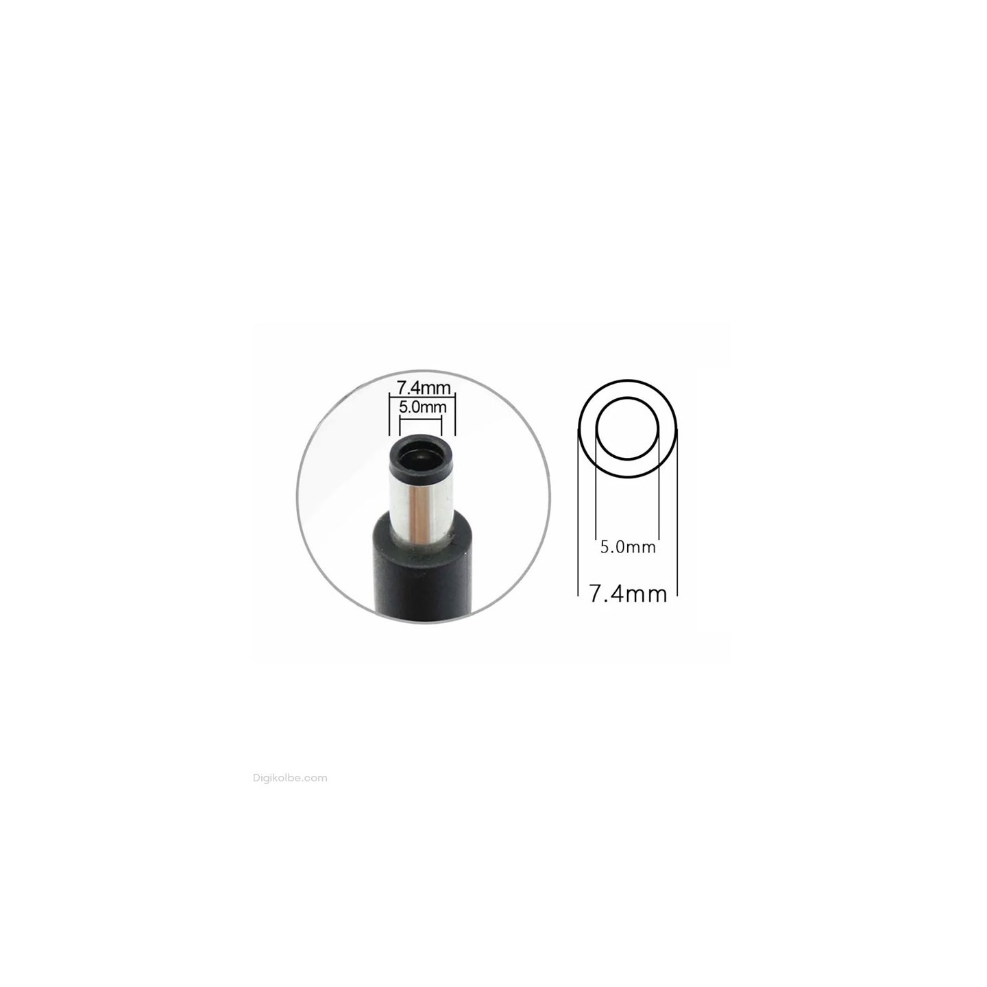 شارژر لپ‌تاپ دل 19.5 ولت 4.62 آمپر (سوکت 5.0 * 7.4)