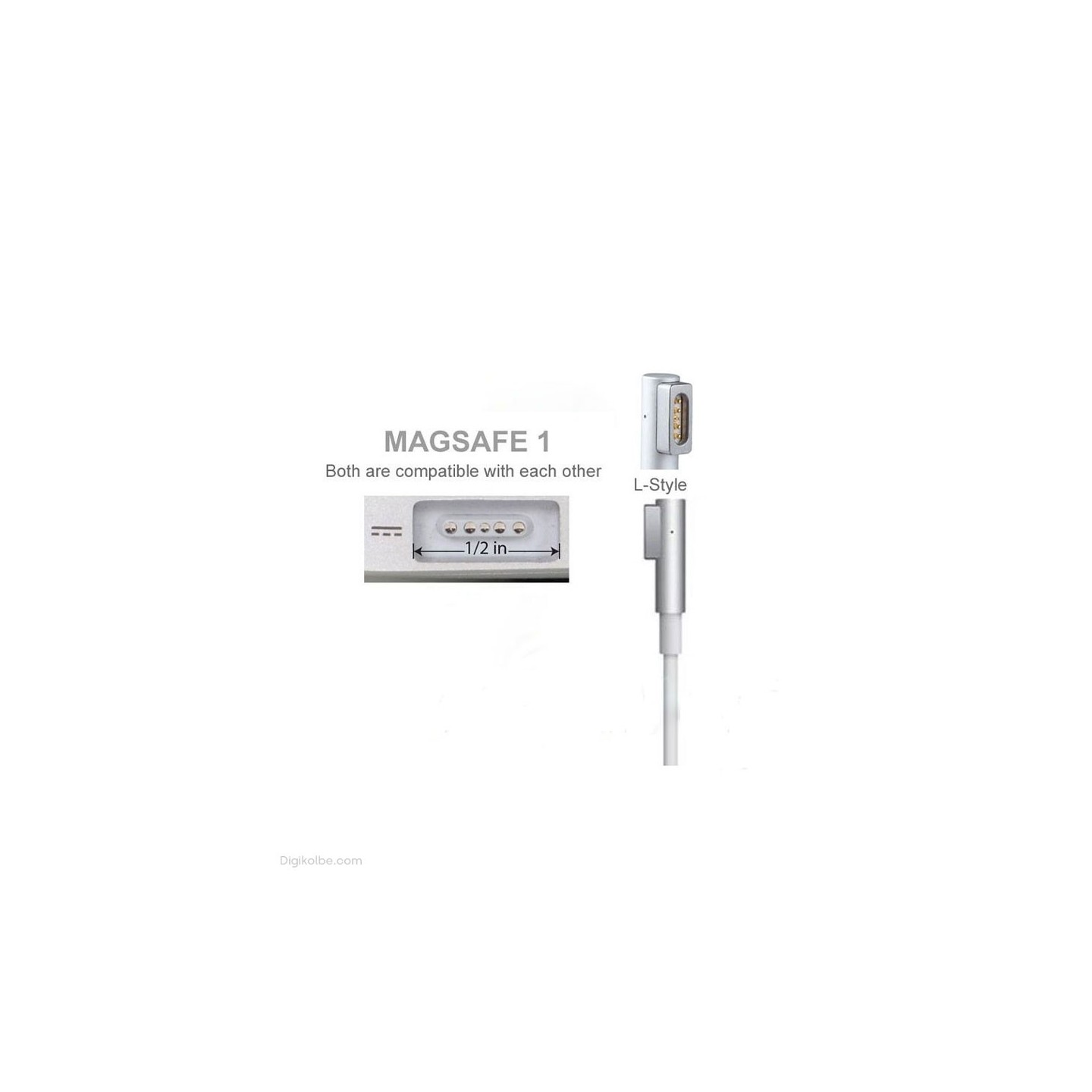 شارژر لپ‌تاپ مک‌بوک اپل 60 وات (Magsafe 1)
