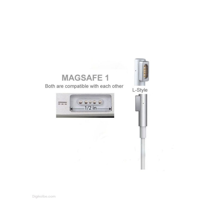 شارژر لپ‌تاپ مک‌بوک اپل 45 وات (Magsafe 1)