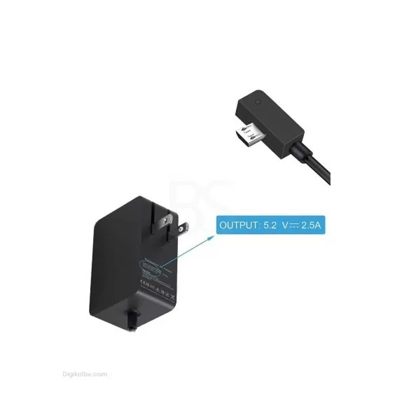 شارژر لپتاپ مایکروسافت 5.2 ولت 2.5 آمپر (Surface) شارژر لپتاپ مایکروسافت 5.2 ولت 2.5 آمپر (Surface)
