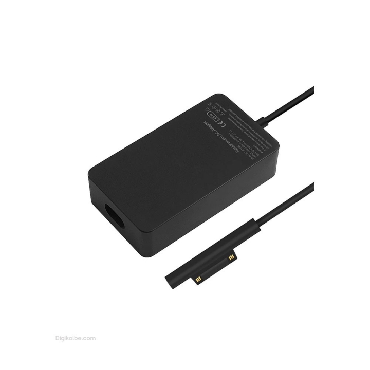 شارژر لپ‌تاپ مایکروسافت 15 ولت 2.58 آمپر (Surface Pro 5)