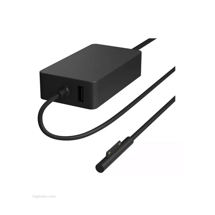 شارژر لپ‌تاپ مایکروسافت 15 ولت 2.58 آمپر (Surface Pro 5)