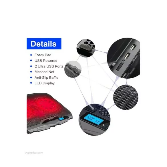 کولکلد M41 (پایه خنککننده لپتاپ) کولکلد M41 (پایه خنککننده لپتاپ)