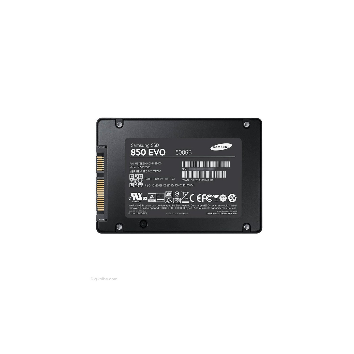 حافظه اس‌اس‌دی سامسونگ 850 EVO ( ظرفیت 500 گیگابایت | استوک)
