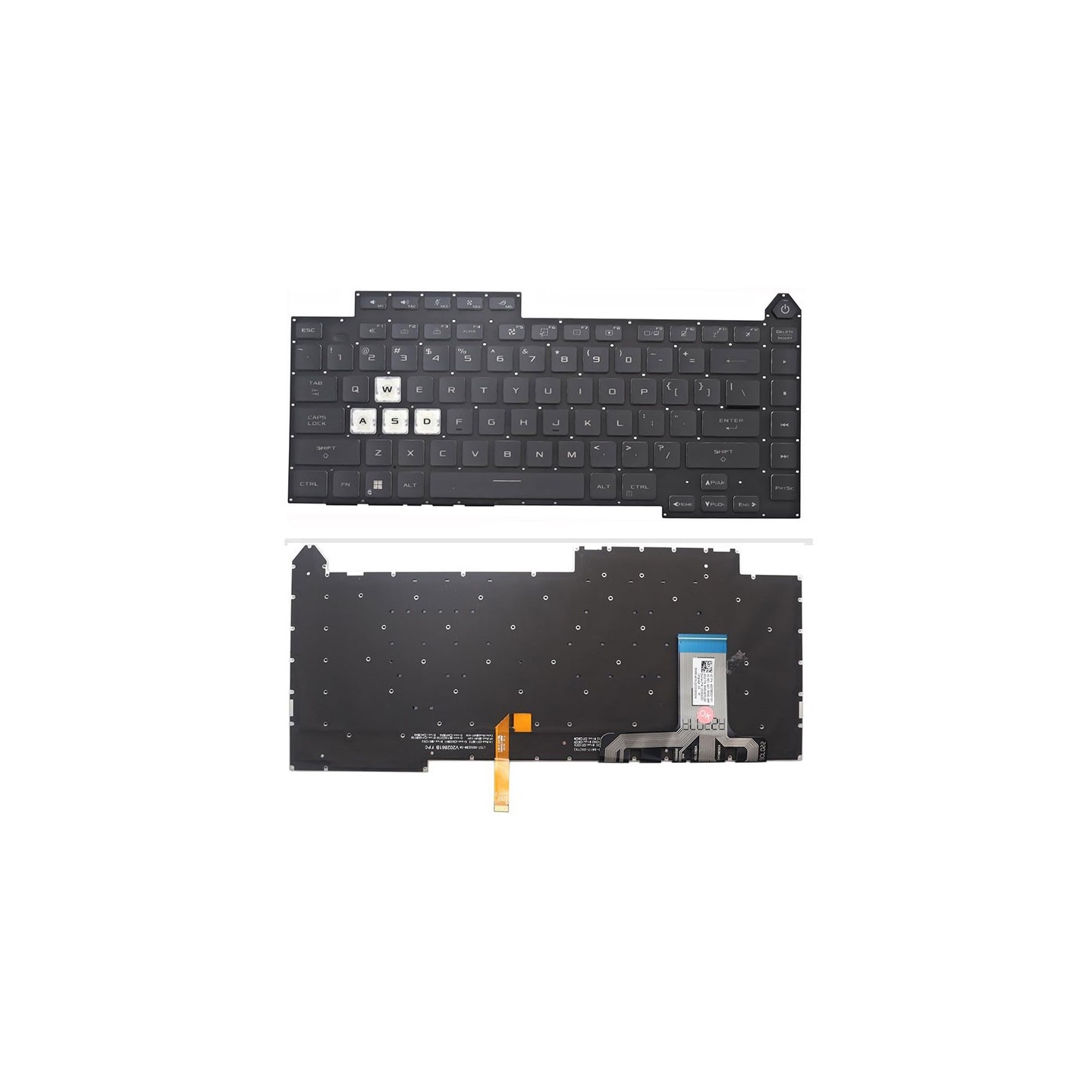 کیبورد لپ‌تاپ ایسوس G533 ( ROG | با بکلایت RGB )