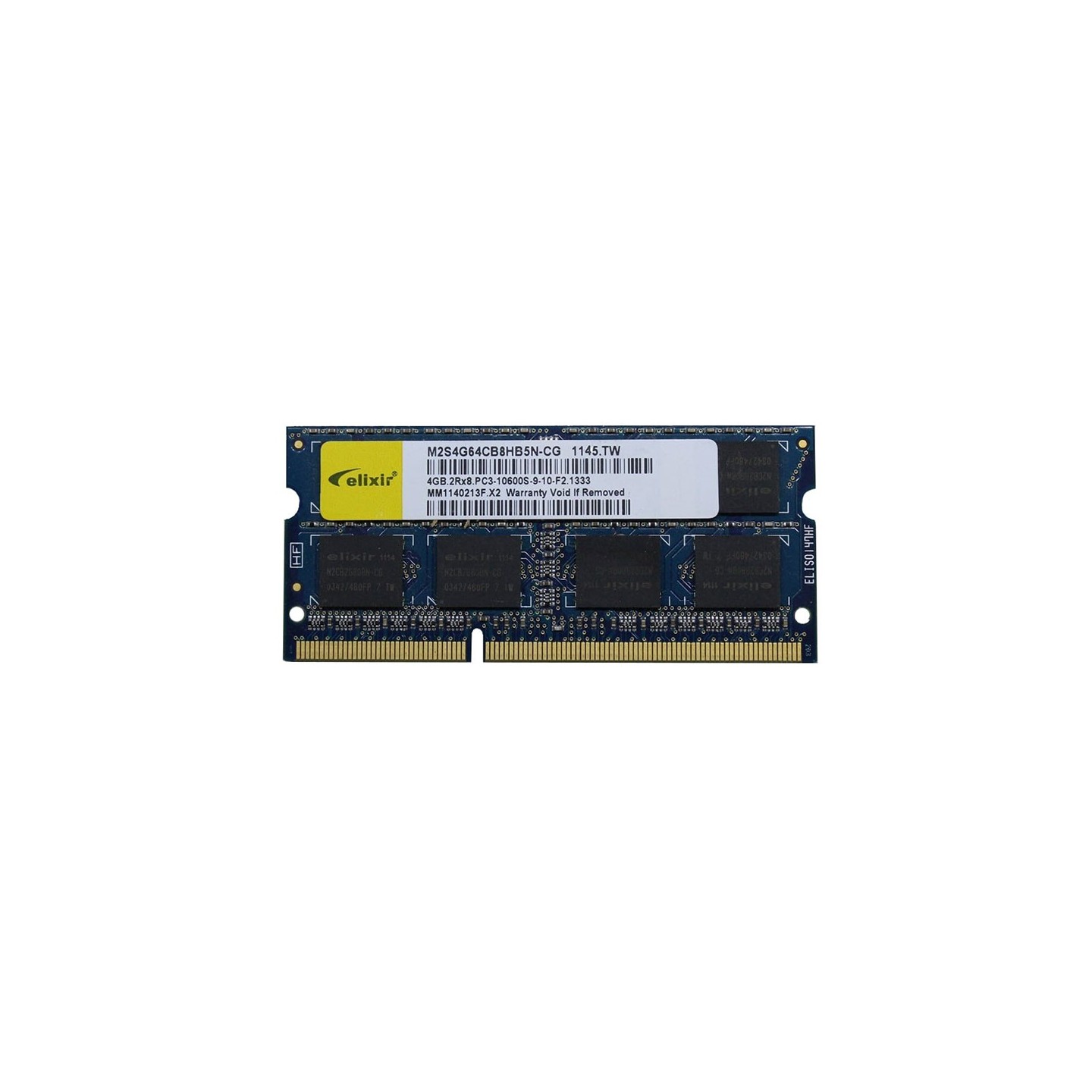 رم لپ‌تاپ PC3-10600 الیکسیر 1333 مگاهرتز 4 گیگابایت (استوک | اورجینال)