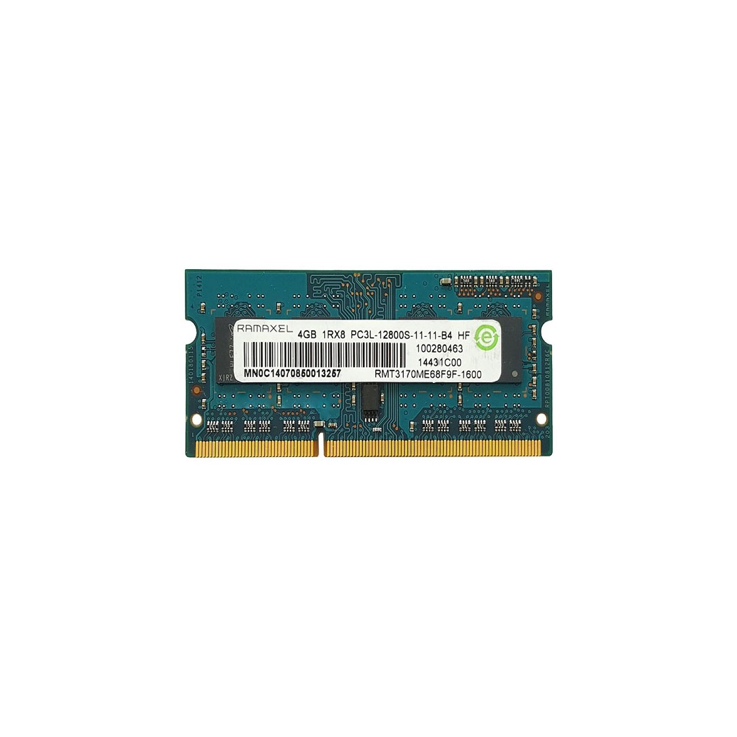 رم لپ‌تاپ PC3L-12800 راماکسل 1600 مگاهرتز 4 گیگابایت (استوک | اورجینال)