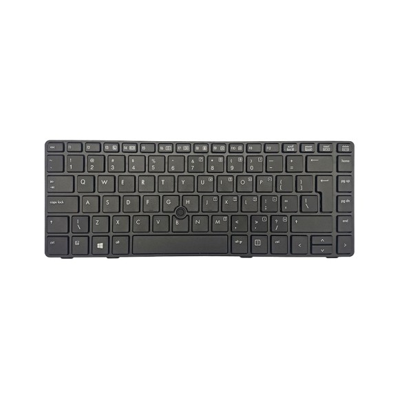 کیبورد لپ‌تاپ اچ‌پی 6470 ( ProBook | بدون ماوس | با فریم )