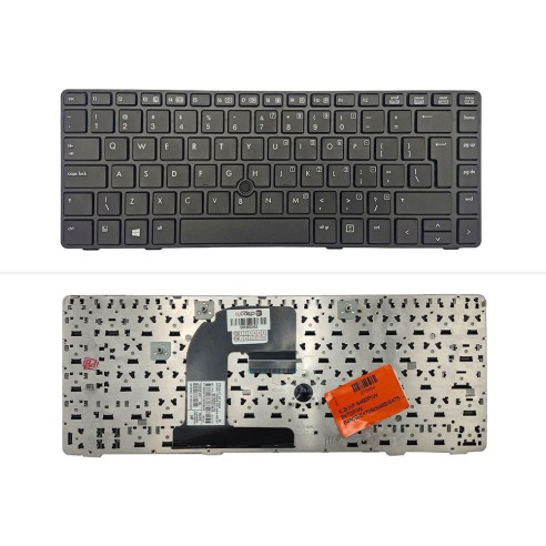 کیبورد لپ‌تاپ اچ‌پی 6470 ( ProBook | بدون ماوس | با فریم )