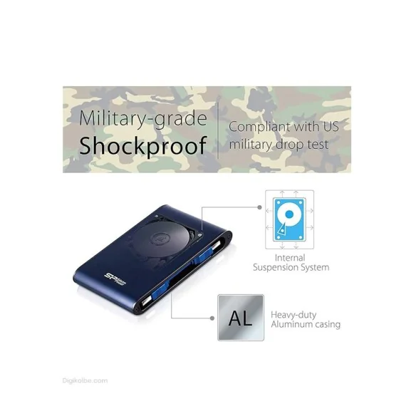 هارد اکسترنال سیلیکون پاورArmor A80 (ظرفیت 1 ترابایت)