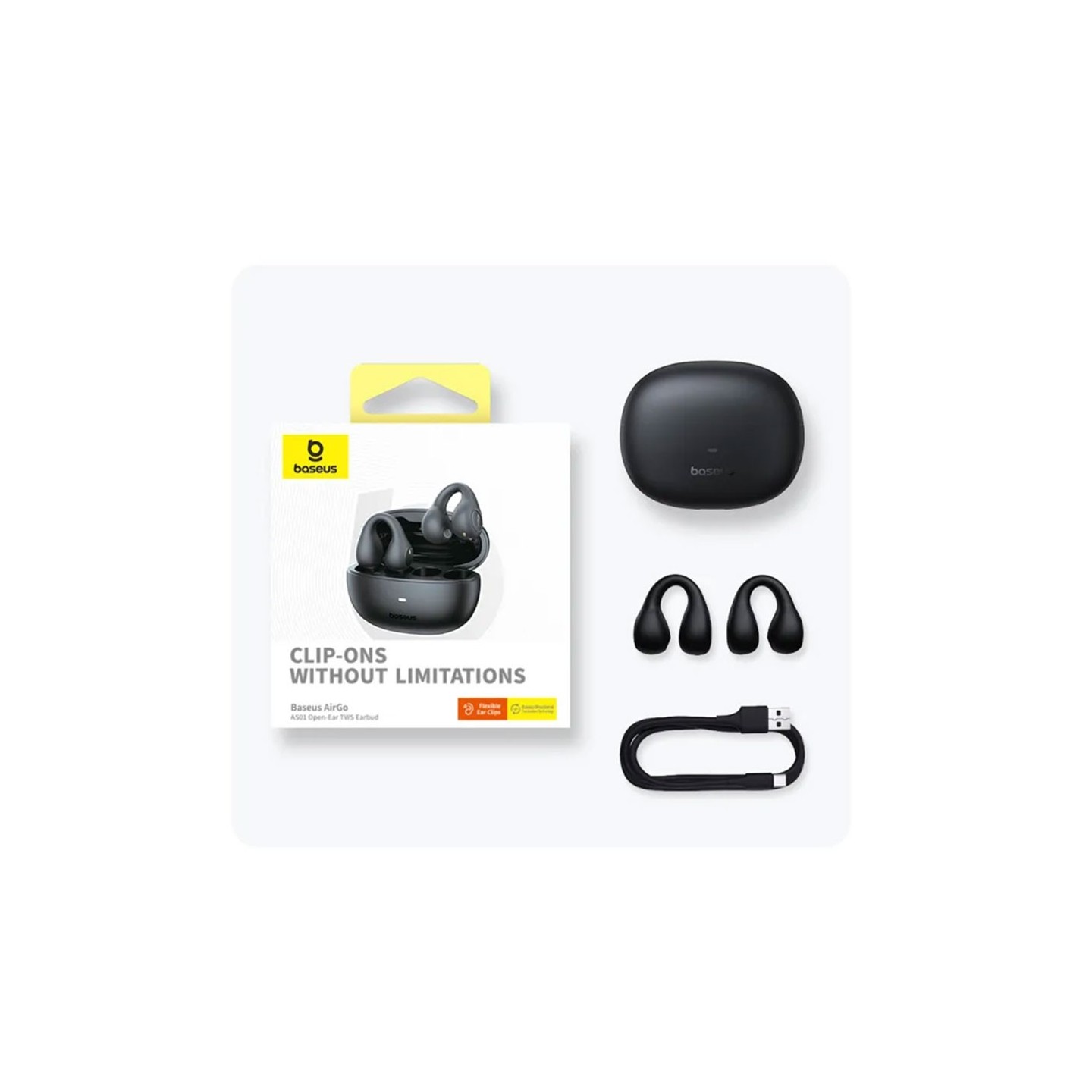 هدست بلوتوثی بیسوس AirGo AS01 Open-Ear TWS
