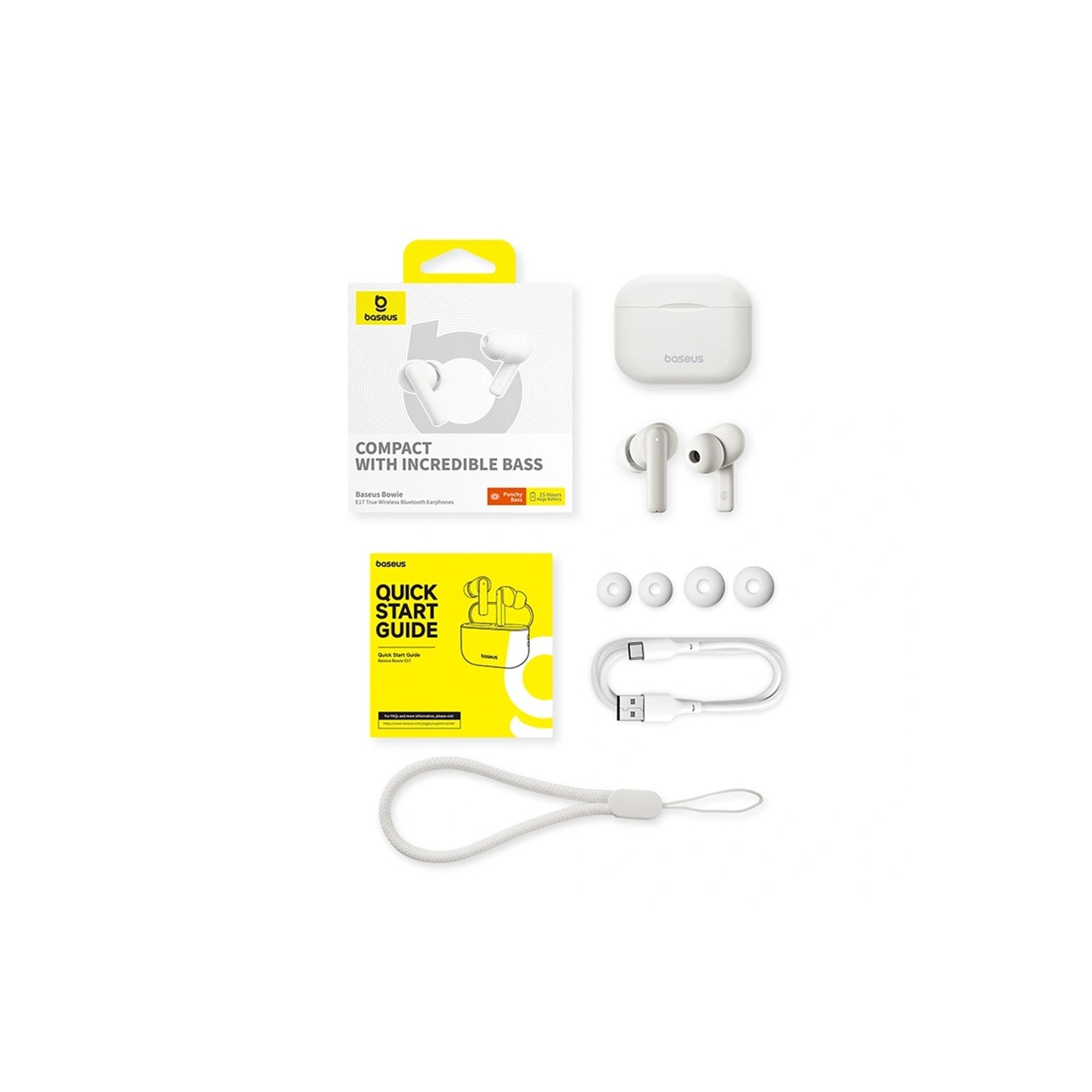 هدست بلوتوثی بیسوس Bowie E17 True Wireless