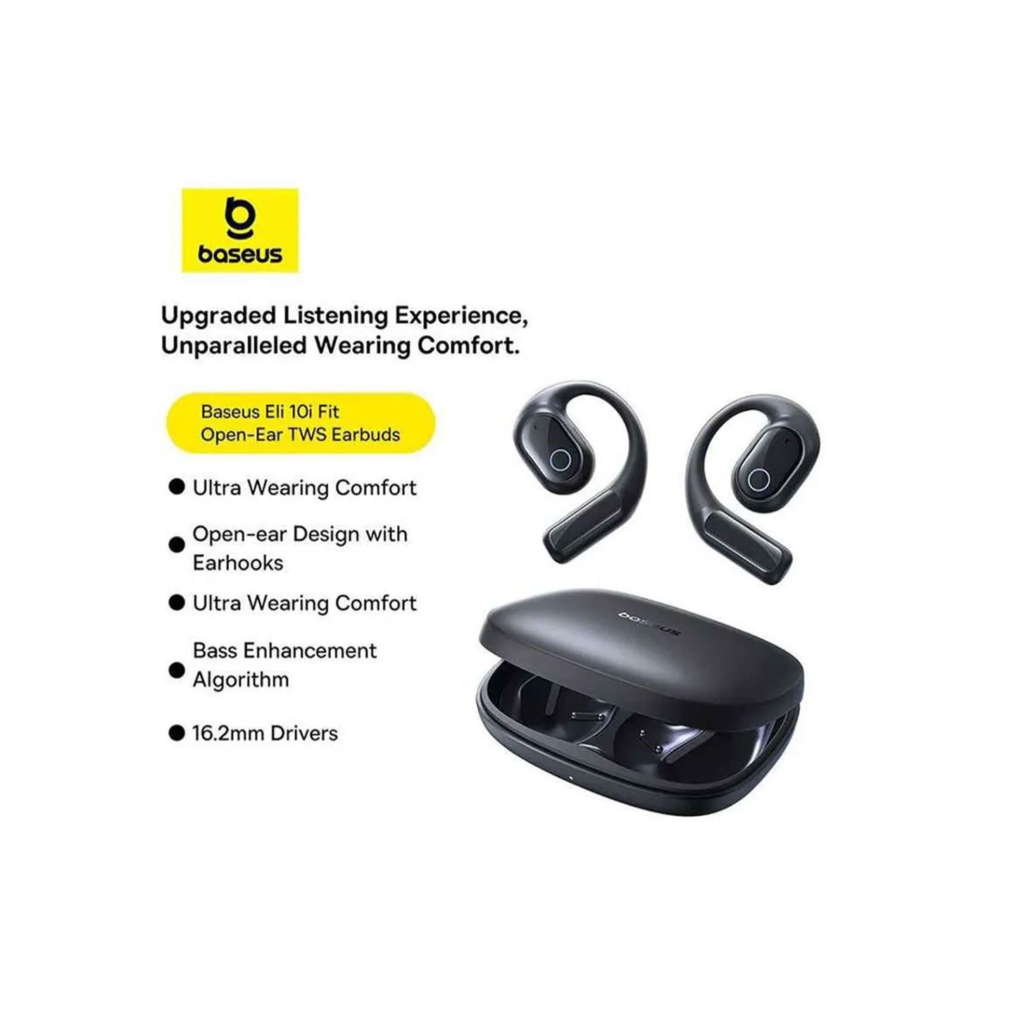 هدست بلوتوثی بیسوس Eli 10i Fit Open-Ear TWS