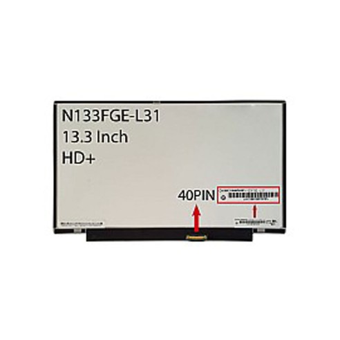 ال‌ای‌دی لپ‌تاپ 13.3 اینچ 40 پین اسلیم (+HD | مات | ریفر | بدون جای پیچ)