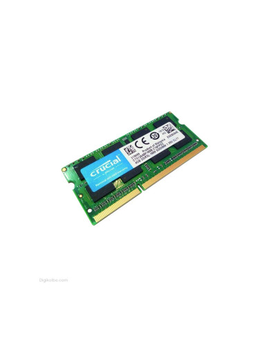 رم لپ تاپ کروشیال DDR3L تک کاناله 1600مگاهرتز ظرفیت 4 گیگابایت