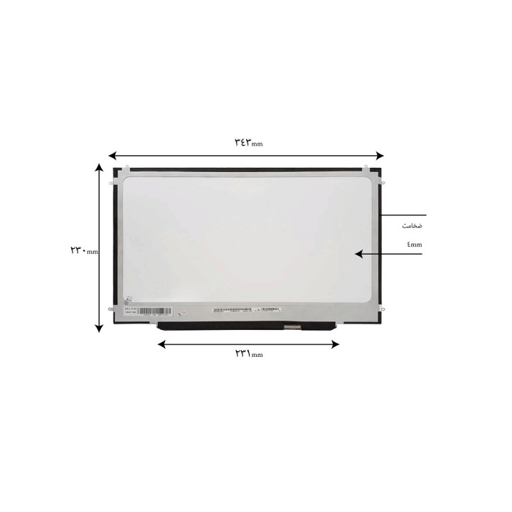 ال‌ای‌دی لپ‌تاپ اپل MacBook Pro A1286 (15.4 اینچ 40 پین | اسلیم | براق | با جای پیچ )