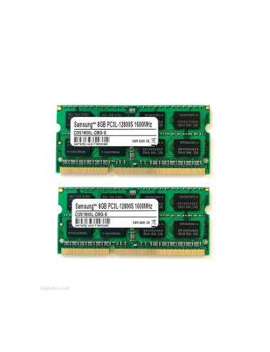 رم لپ تاپ سامسونگ DDR3L تک کاناله 1600 مگاهرتز ظرفیت 8 گیگابایت