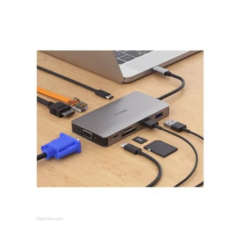 هاب USB-C دی‌لینک DUB-M910 ( 9 پورت )