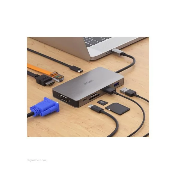 هاب USB-C دی‌لینک DUB-M910 ( 9 پورت )