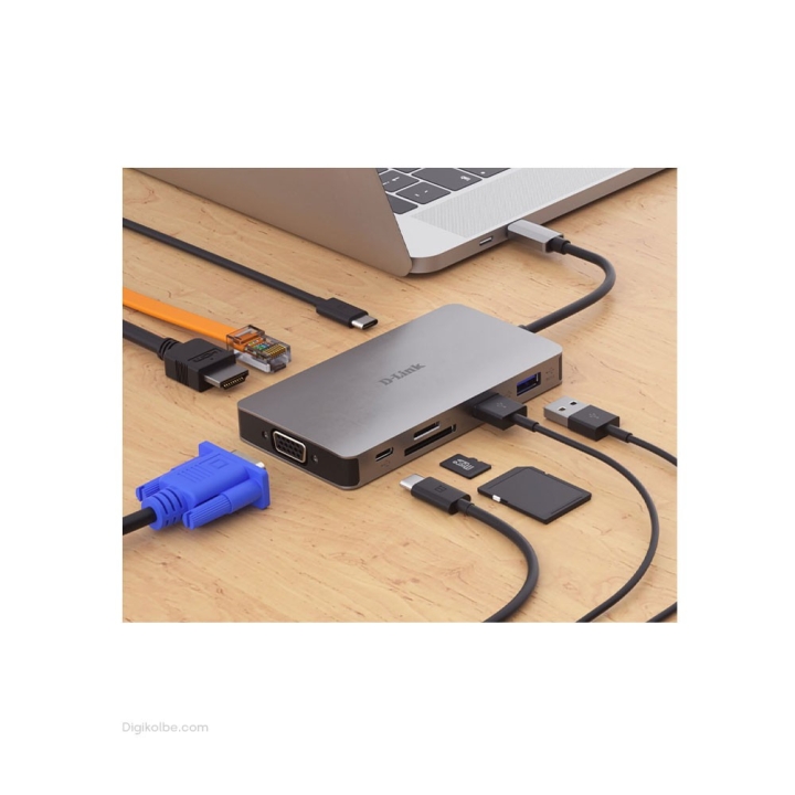 هاب USB-C دی‌لینک DUB-M910 ( 9 پورت )