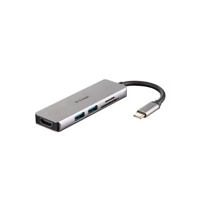 هاب USB-C دیلینک DUB-M530 ( 5 پورت )