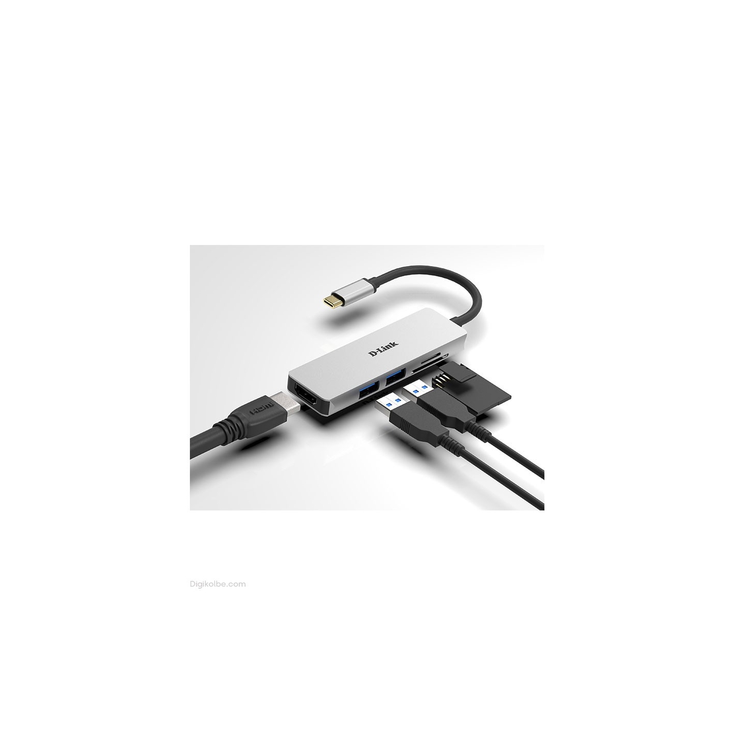 هاب USB-C دی‌لینک DUB-M530 ( 5 پورت )