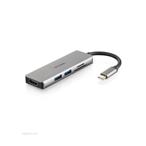 هاب USB-C دیلینک DUB-M530 ( 5 پورت )