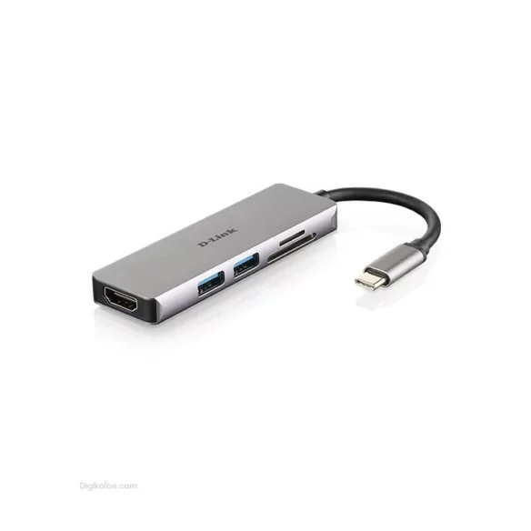 هاب USB-C دیلینک DUB-M530 ( 5 پورت ) هاب USB-C دیلینک DUB-M530 ( 5 پورت )