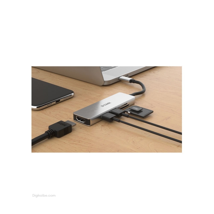 هاب USB-C دی‌لینک DUB-M530 ( 5 پورت )