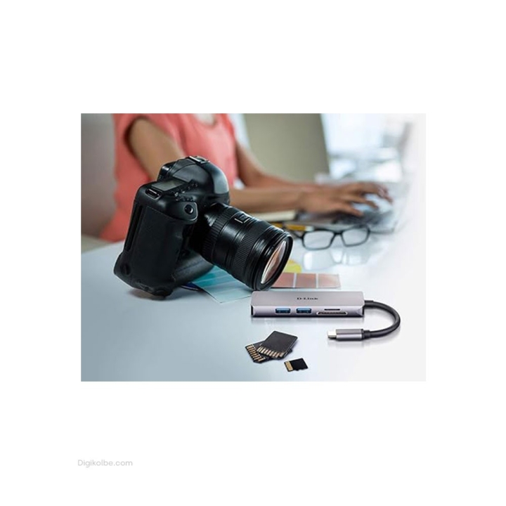 هاب USB-C دی‌لینک DUB-M530 ( 5 پورت )