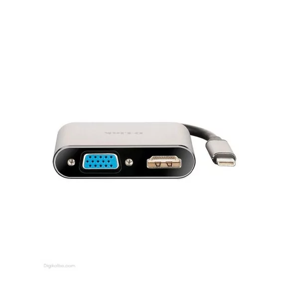 هاب USB-C به HDMI/VGA دیلینک DUB-V210 هاب USB-C به HDMI/VGA دیلینک DUB-V210