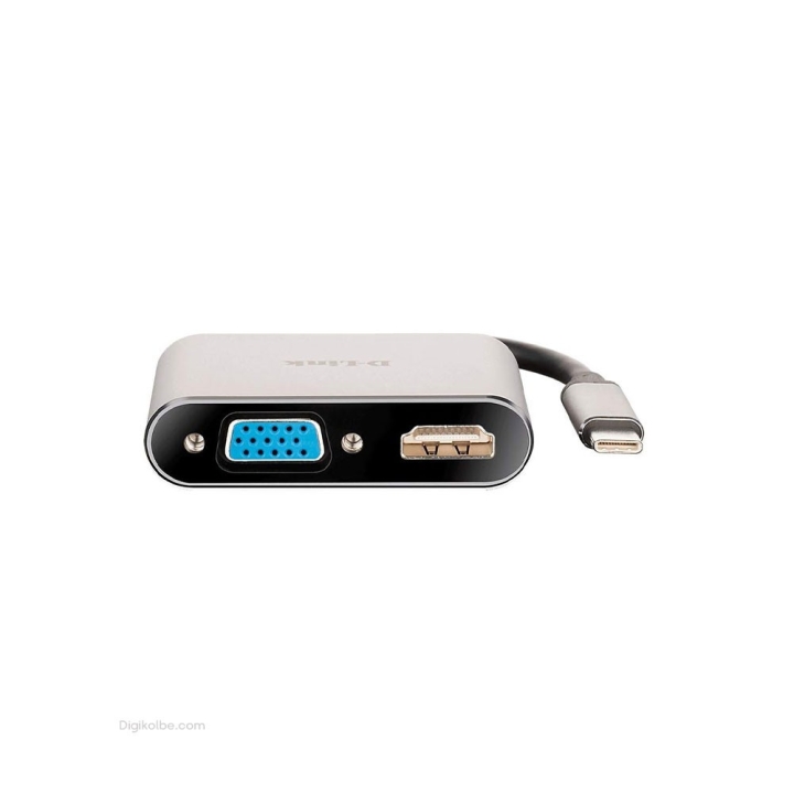 هاب USB-C به HDMI/VGA‌ دی‌لینک DUB-V210