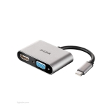 هاب USB-C به HDMI/VGA‌ دی‌لینک DUB-V210