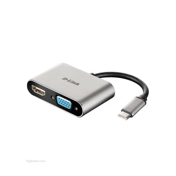 هاب USB-C به HDMI/VGA دیلینک DUB-V210 هاب USB-C به HDMI/VGA دیلینک DUB-V210