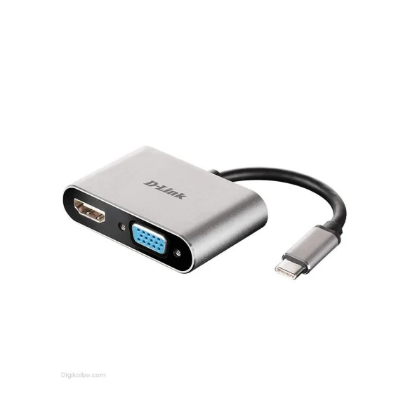هاب USB-C به HDMI/VGA‌ دی‌لینک DUB-V210